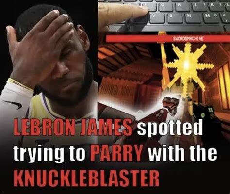 lebron james spotted trying to parry